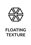 Icono de textura flotante