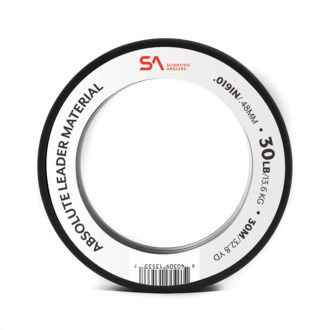 3 Pack environ 3.63 kg mono AR Tippet Scientific Anglers dur 8 lb 