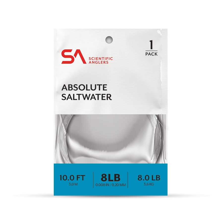 thumbnail image 2 of Scientific Anglers Absolute Salmon/Steelhead Leader 1-Pack 9' 20lb 2 of 12