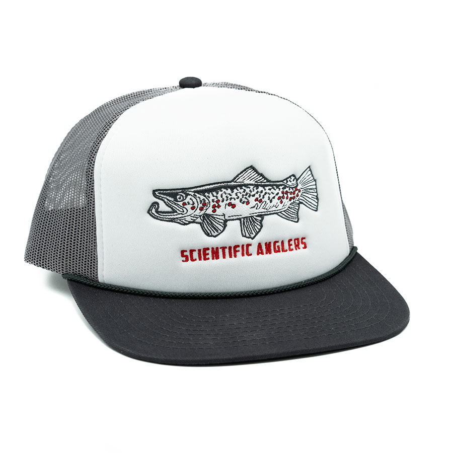 Stockton Flatbrim Brown Trout Trucker 